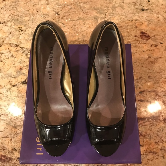 Madden Girl Black Heels - Picture 2 of 3